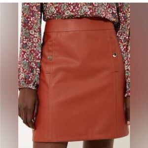 Loft Leather Skirt